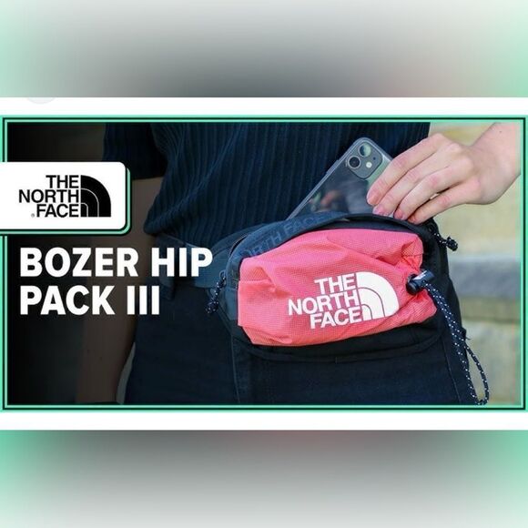 THE NORTH FACE BOZER HIP PACK III Faded Rose/Black - Picture 17 of 17